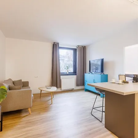 Glueck Auf Appartements Dueppelstrasse Oberhausen  Buitenkant foto